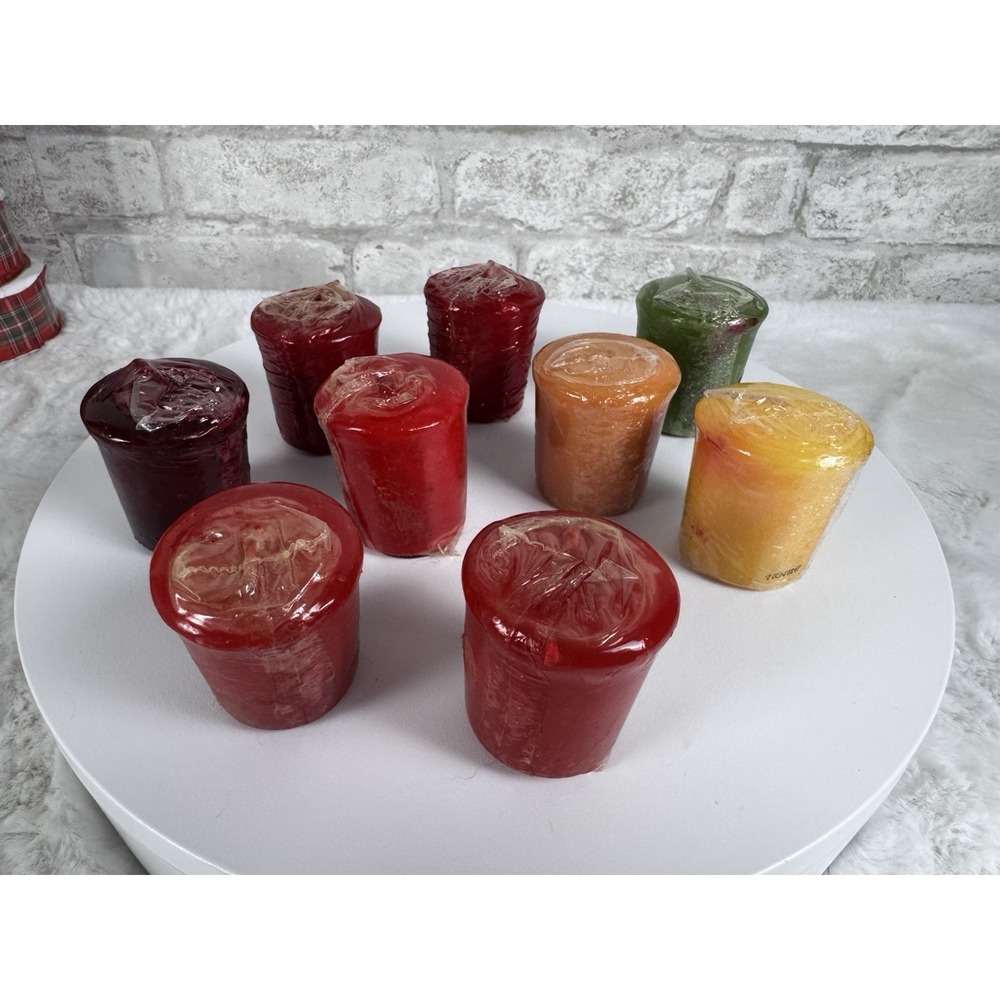 Yankee Candle Votive Sampler Lot x9 Multi Scents Christmas Eve + Retired - Picture 3 of 7
